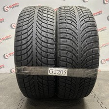 2x 235 55 R19 101H MICHELIN LATITUDE ALPIN Tread 7.0/6.0mm(G2205)Pressure Tested