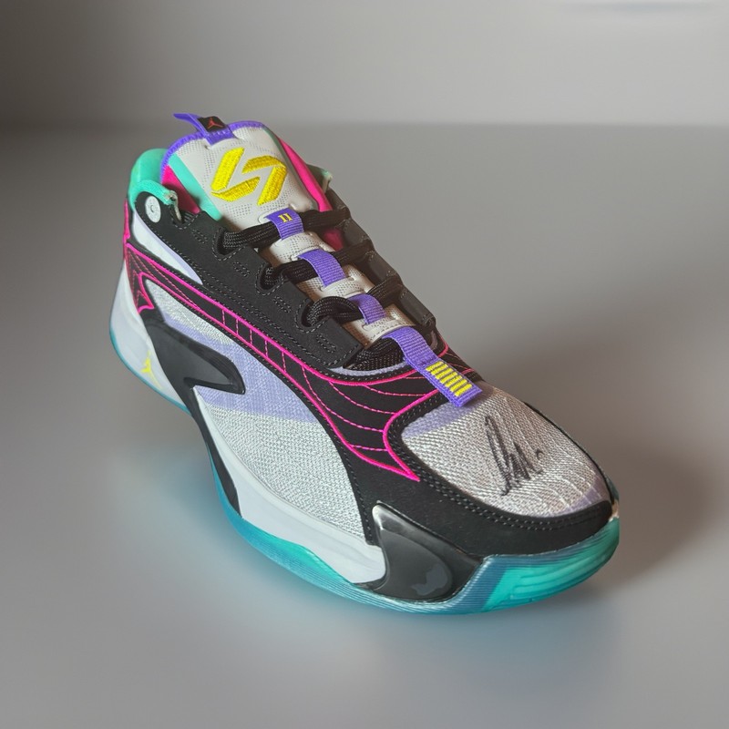 Luka Doncic Auto Signed Shoe Size 12  Los Angeles Lakers NBA AUTOGRAPH JSA COA