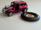 Vintage Hot Wheels Redline ROSE Cockney Cab w/ Button Nice Shine!