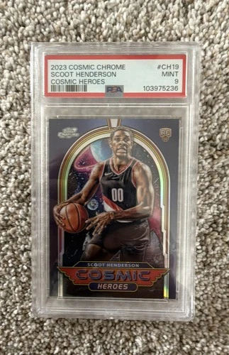 2023 Topps Cosmic Chrome Basketball Scoot Henderson #CH-19 PSA 9