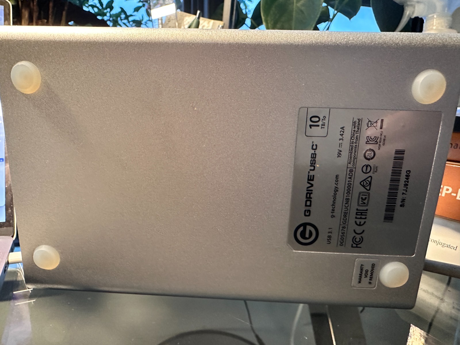 G-Technology 10TB USB 3.0 Type-C External Hard Drive - Silver - Maybe working?