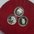 Vintage Mini Silver Coins - 1.5 Grams - .925 Sterling Silver Rounds Bar Ingot
