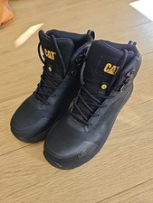 Image of Caterpillar Inductor Mesh Metal Free Safety Boots Size 6 Black