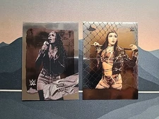 (2) 2025 Topps Chrome WWE Cactus Jack CORA JADE ASTRO KNIGHTS & RODEO REBELS 🔥