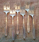 Juliet by Wallace Sterling Silver Salad Forks 182 Grams Set Of 6