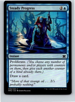 Magic the Gathering Steady Progress Modern Masters 2015 MTG Free Shipping!