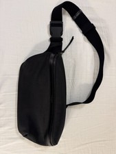 Saint Laurent Nylon Crossbody Sling Bag Black...