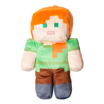 MINECRAFT Plüschfigur Alex 20cm - Weiches kuscheliges Material, für Kinder ab 3
