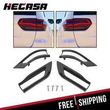 Gloss Black Tail Light Lamp Cover Trim Bezels for Jeep Grand Cherokee 2014-2021