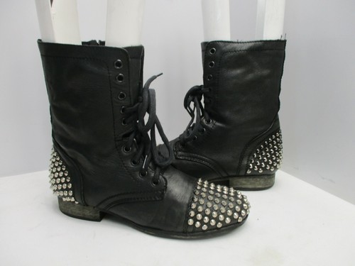 spiked combat boots