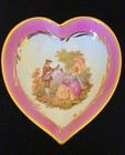 Limoges Heart Shaped Dish, Vintage, Hand Painted