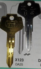 Datsun, Nissan, Suburu, X123, DA5, DA25, DT8, Vintage Key Blank.