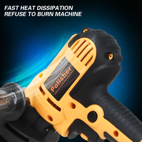 800W Car Buffer Polisher 5" Pad Bonnet Sander Polishing Machine Kit - Bild 16 von 18