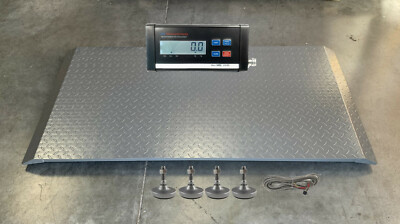 Livestock Platform Scale 59''x30'' with LCD Indicator 1,200 lb & 5 Year Warranty 