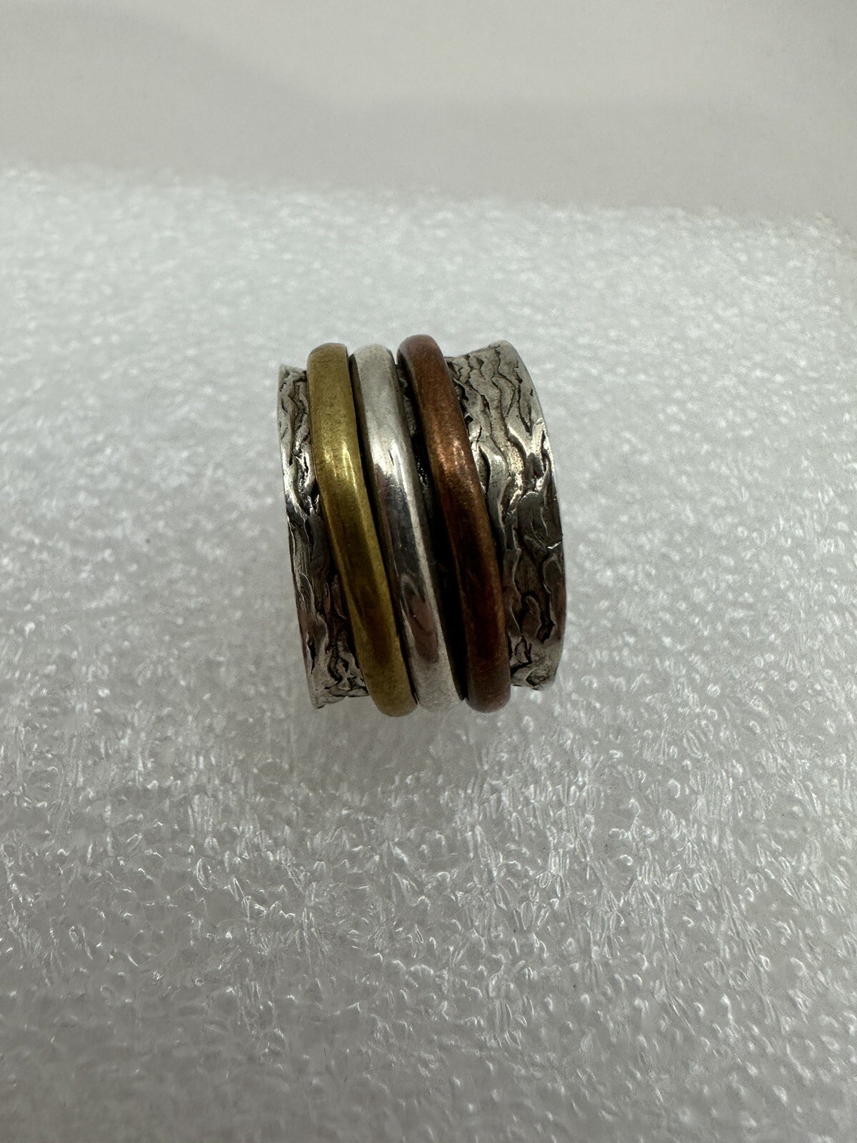 Spinner Sterling Silver Ring 925 Solid Handmade W… - image 2