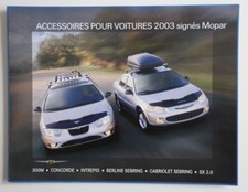 CHRYSLER 2003 Accessories MOPAR dealer brochure catalog - French - Canada