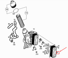Neu MERCEDES-BENZ GLE-W167-Motor-&Ouml;l-K&uuml;hler A6541800265 OEM Original
