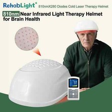 Red Light Therapy Helmet 810nm 280 Diodes for Parkinson Stroke Enhance Cognition