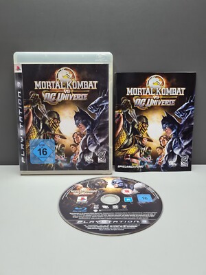 MORTAL KOMBAT VS DC UNIVERSE + ANLEITUNG SONY PLAYSTATION 3 PAL KOMPLETT OVP PS3