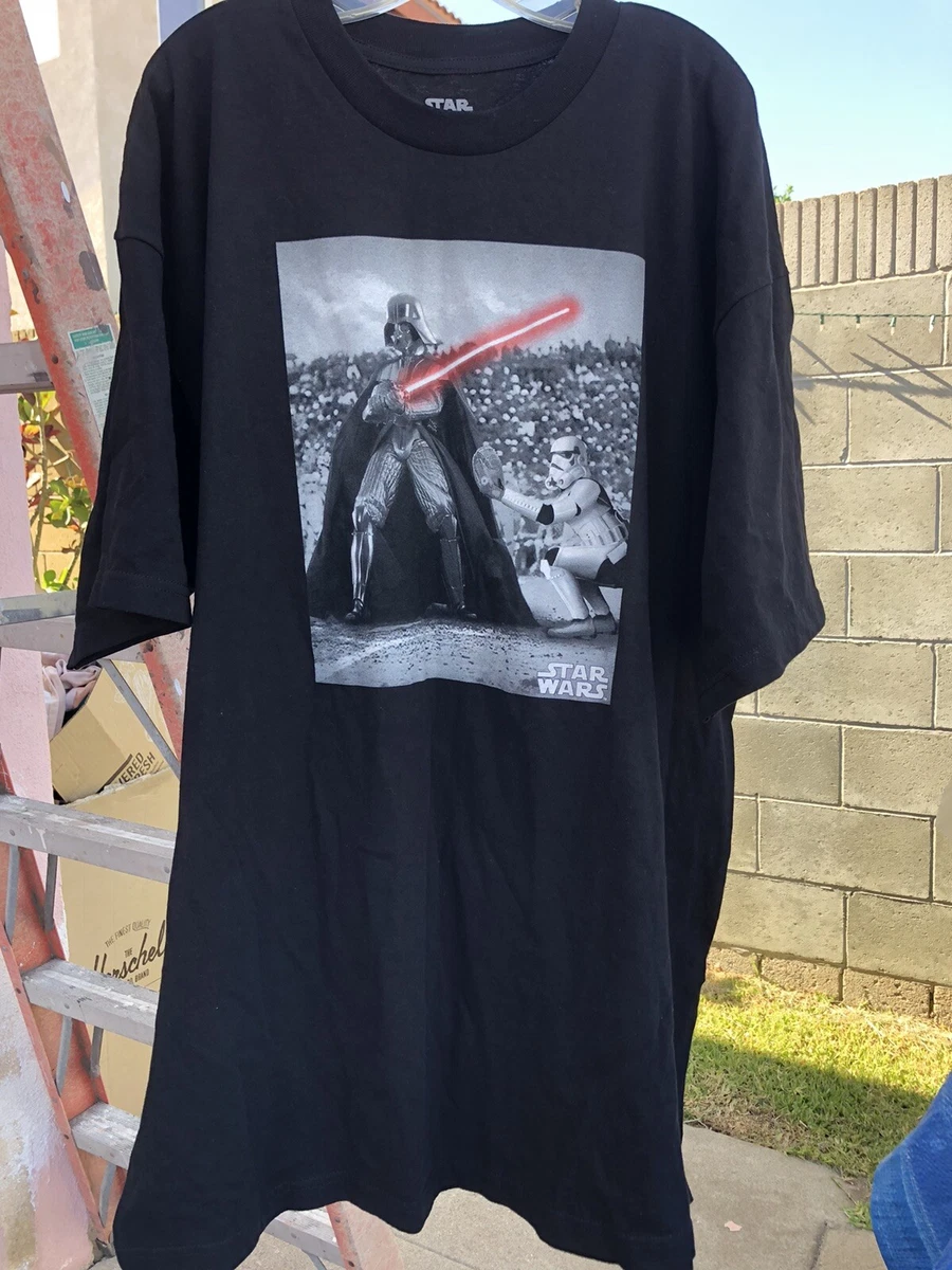 STAR WARS T-SHIRT BASEBALL T-SHIRT DARTH VADER T-SHIRT DODGERS STAR WARS  T-SHIRT