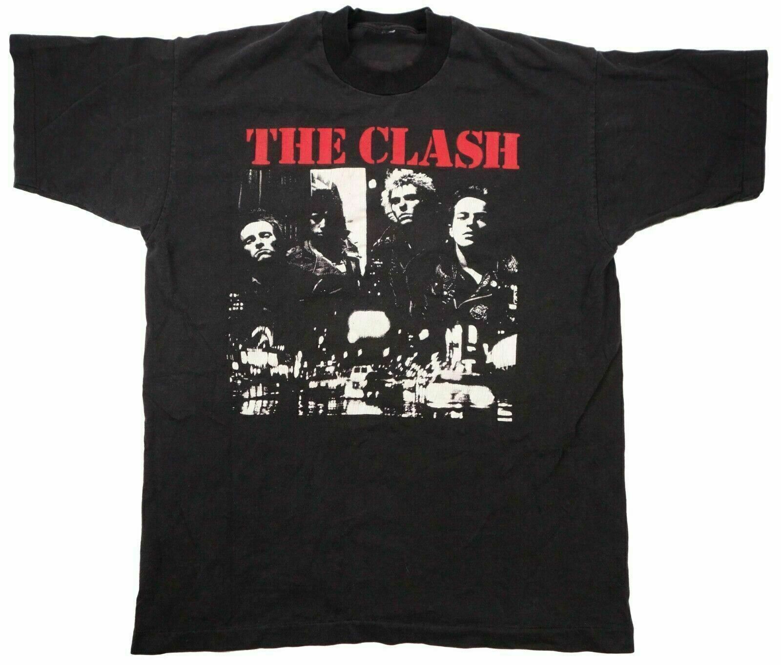 THE CLASH the only band that matters vintage t shirt British PUNK 1980s  Large