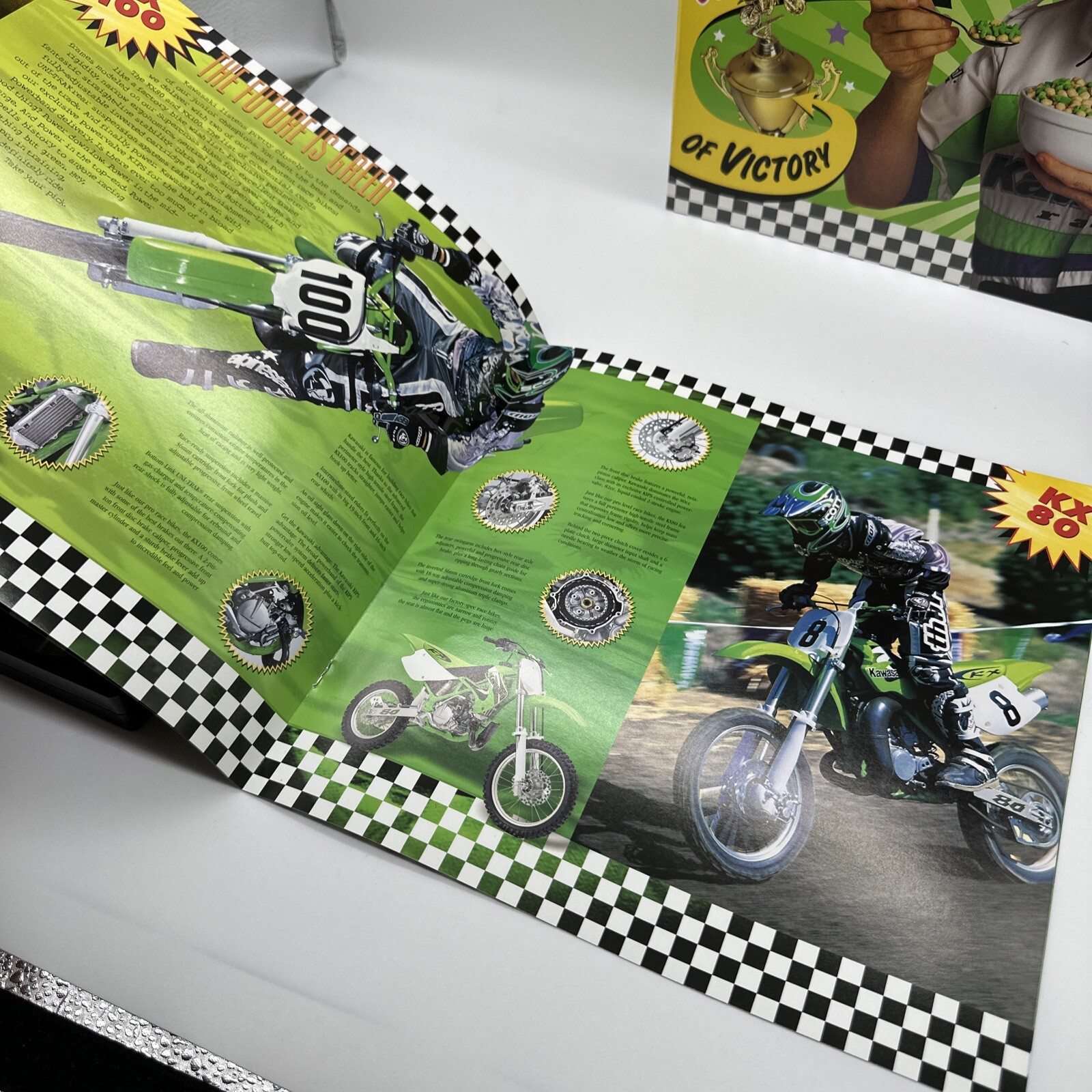 2000 Kawasaki Dealer Information Packet Ricky Carmichael Rare !🔥kx125 Kx250