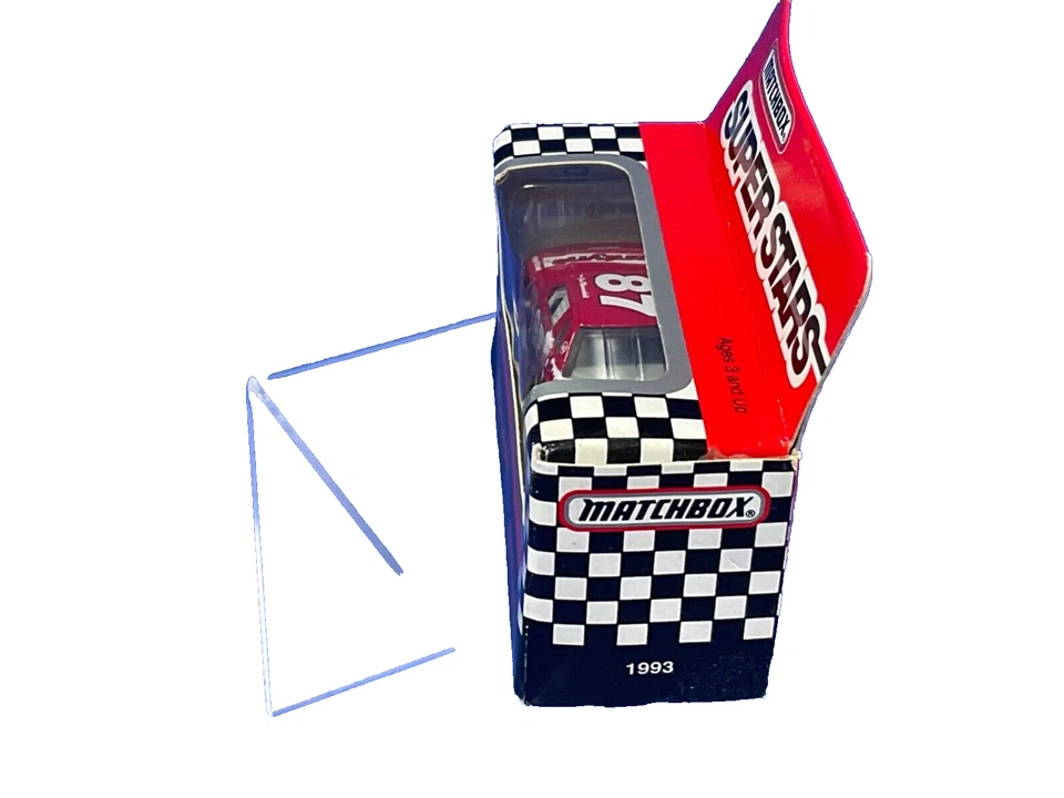 1993, Matchbox Super Stars, 'Joe Nemechek' #87 Dentyne, coche de carreras NASCAR 1:64 NUEVO EN CAJA Foto 4 de 4