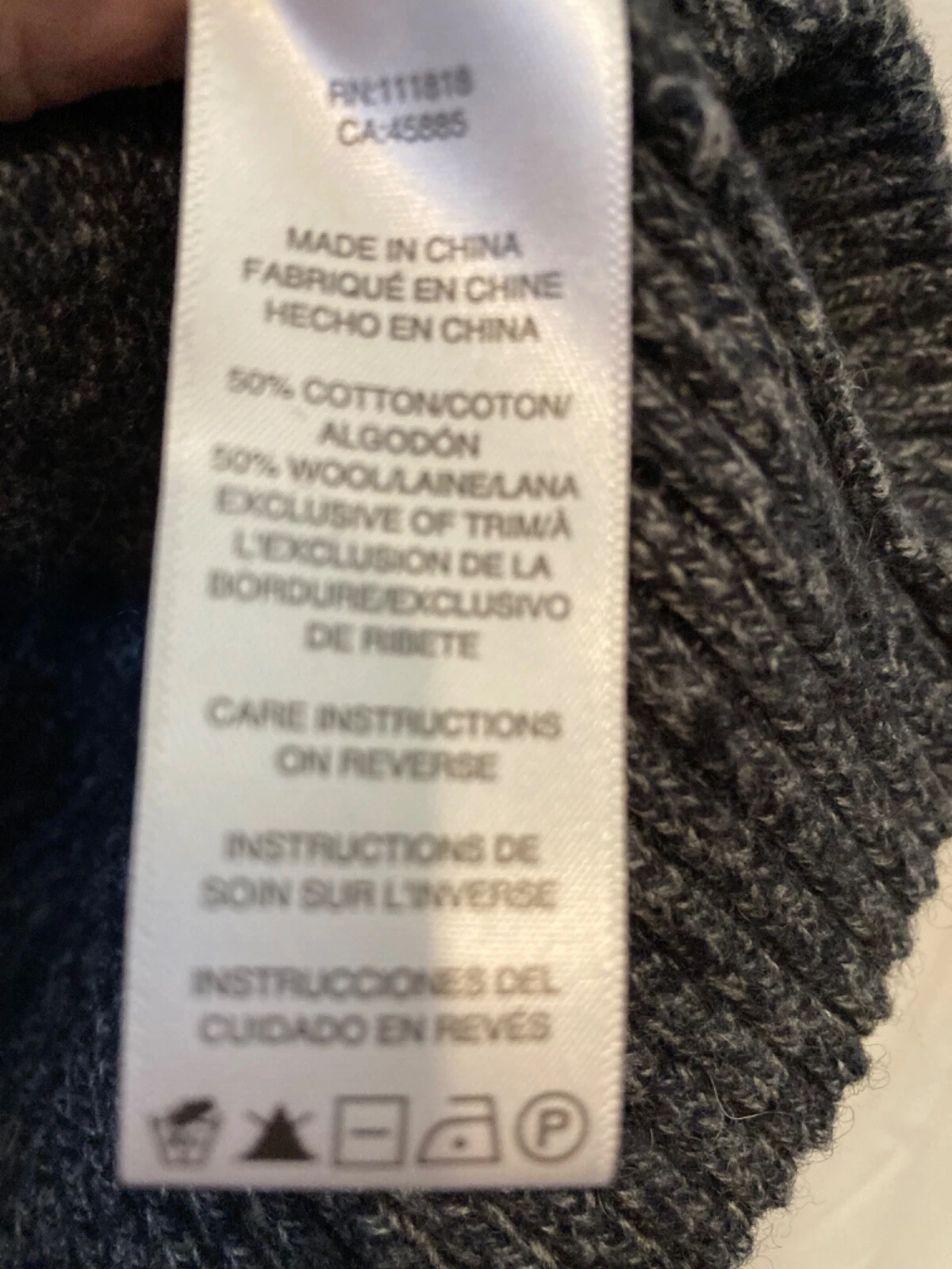 Felpa con cappuccio da uomo Michael Kors taglia XL BLU GRIGIA USATA