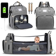 2-1 Portable Baby Diaper Bag and Bed