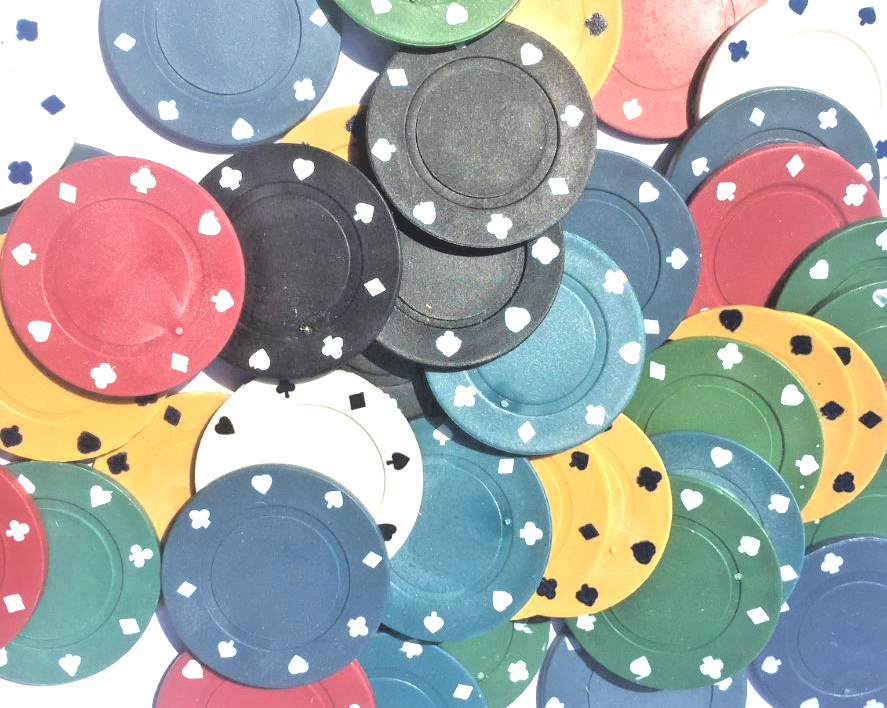 100 x LOOSE RANDOM COLOURED FULL WIDTH POKER ROULETTE CASINO CHIPS eBay