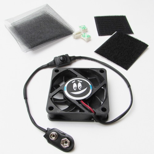 2.5" 9V MINI COOLING FAN KIT for Mascot Costume Cosplay 9 Volt Battery