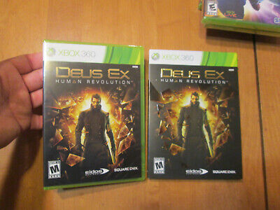  Deus  Ex Human Revolution XBOX 360 WITH SLIPCOVER NEW 