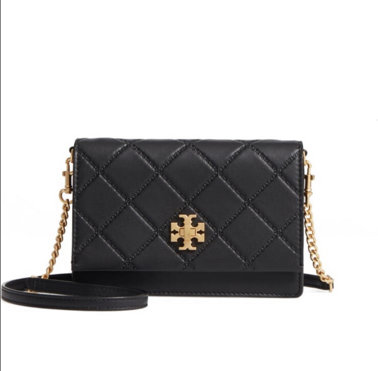 Tory Burch Turn Lock Mini Leather Crossbody B… Gem