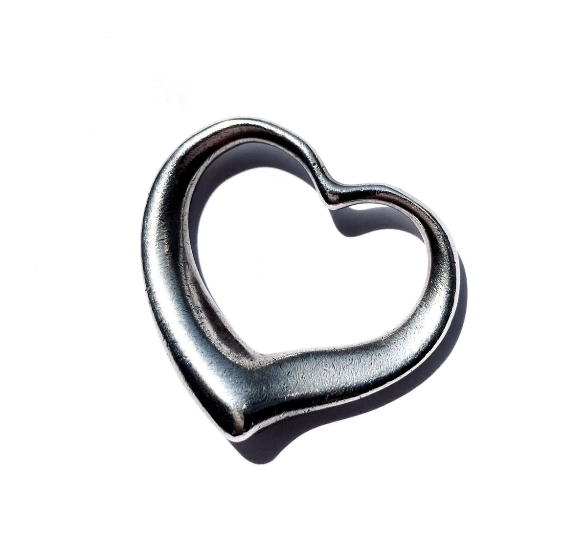 Early Elsa Peretti Tiffany & Co Large Sterling Silver Open Early Elsa Peretti Tiffany & Co Large Sterling Silver Open