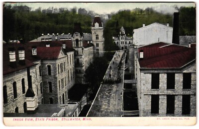 Inside View State Prison Stillwater Minnesota MN Correctional Facility Postcard