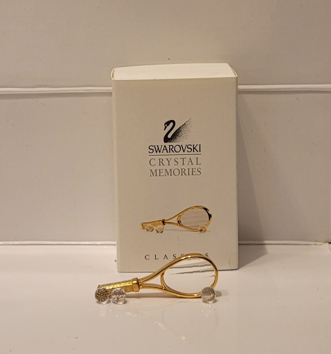 Swarovski Crystal Memories Tennis Racket | eBay