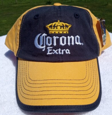 New Corona Extra Baseball Cap Hat 2006  adjustable Blue Yellow Beer