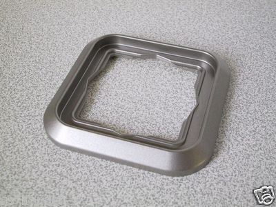 KOPP Abdeckrahmen 1-fach Rahmen AMBIENTE platin-silber UP Unterputz 1fach