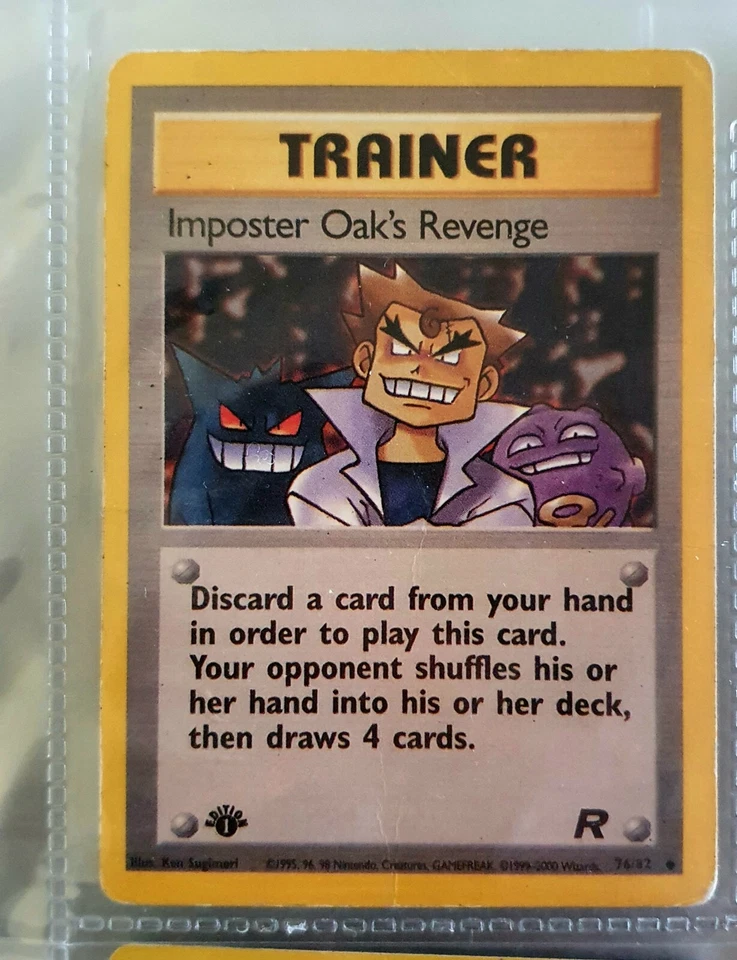 Pokemon Imposter Oak's Revenge-Team Rocket - 1 edizione perfette condizioni - Immagine 2 di 3