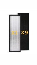10 PIECE HEPA REPLACEMENT FILTERS 1 FILTER B 9 CARBON GERM GUARDIAN FLT4825