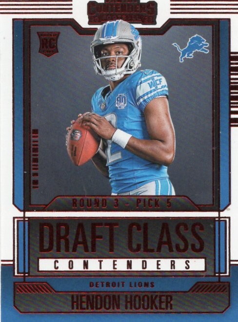 Hendon Hooker Panini Contenders Draft Class Contenders #8 Red