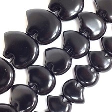 Natural Black Howlite Zuni Style Bear BeadMagnesite Turquoise Loose Beads 15"