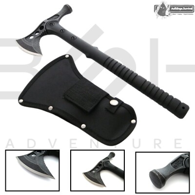 Beil Axt Tomahawk Outdoor Hammer Pomette N-745D KOPFTASCHE Werkzeug Rettungsaxt 