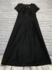 Southeastern Performance Apparel Maxi Long Dress Womens Black Cut Out