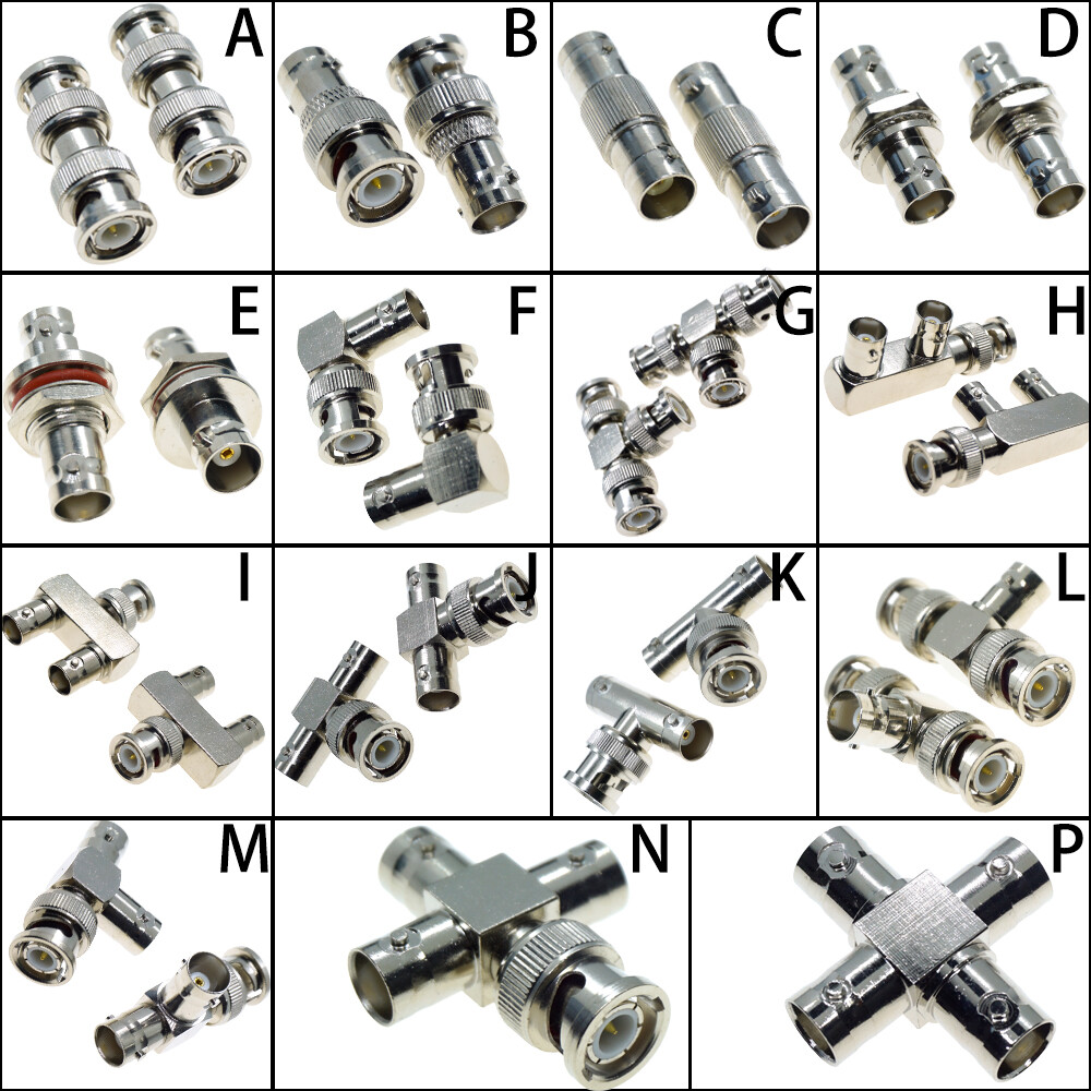 Rcf Br 55 2X BNC Male Plug To Two BNC Female Triple Y In Series RF Adapter Connector 3 Way Yuasa Yt12b-Bs - Foto 3