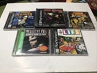 LOT OF 5 PS1 GAMES INC RESIDENT EVIL DIRECTOR'S CUT, FEAR EFFECT, TOMB RAIDER 3