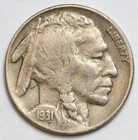 1931-S 5c Buffalo Nickel - RAW - Better Date - Nice Original Coin