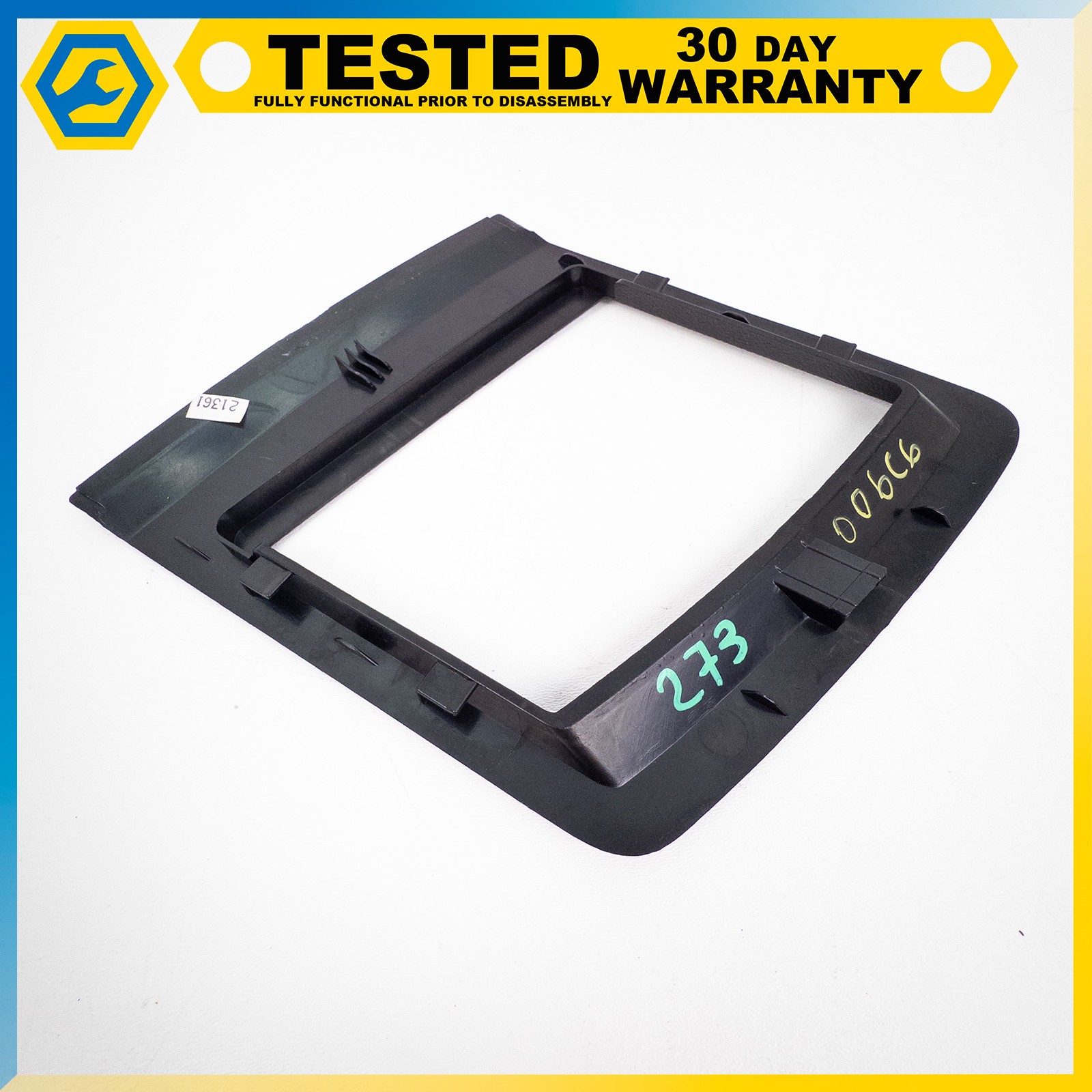 05-13 CHEVROLET CORVETTE C6 HEADS UP DISPLAY HUD BLACK EBONY BEZEL TRIM OEM