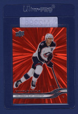 2025-26 UD Charlie Coyle Red Outburst SSP /25 #535 *M2398
