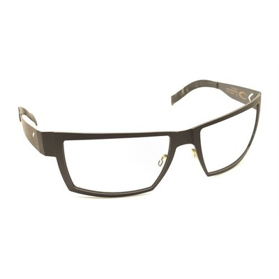 Blackfin Salina BF591 Titanium Matte Black Wrap Sunglasses Frame 58-18 120 Italy